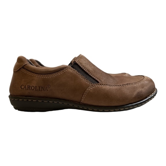 Carolina Work Slip Shoe Aluminum Toe Brown Women's Size 9 - Picture 1 of 10